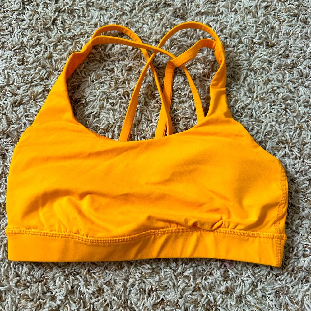 lululemon orange bra